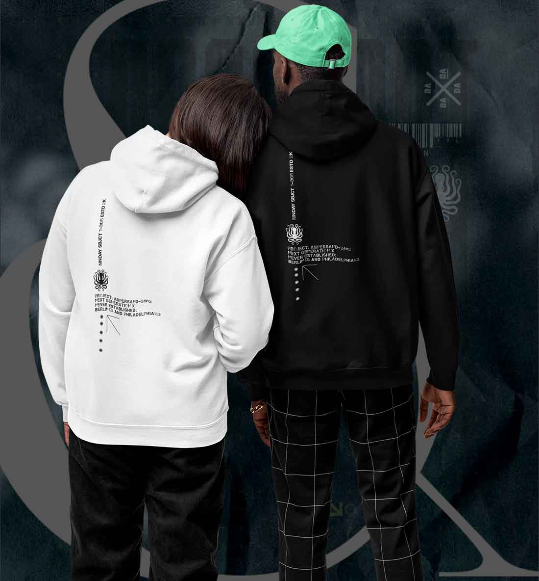 AMPERSAND TypeCollection Unisex Oversized Hoodie