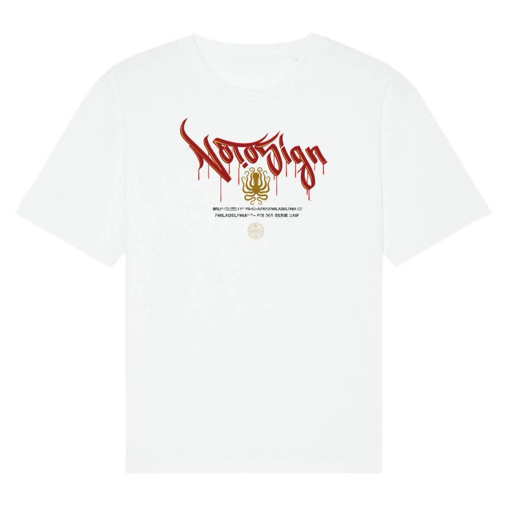 NotoSign®. Premium Organic Oversize Shirt