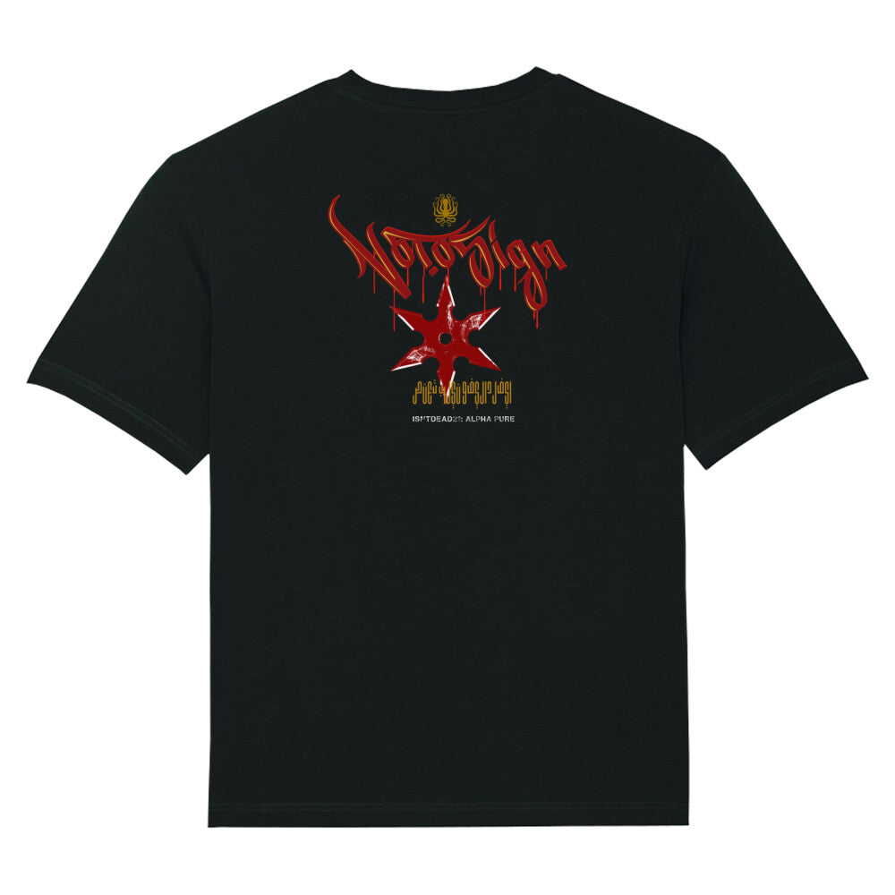 NOTOSIGN®. Premium Organic Oversize Shuriken Shirt