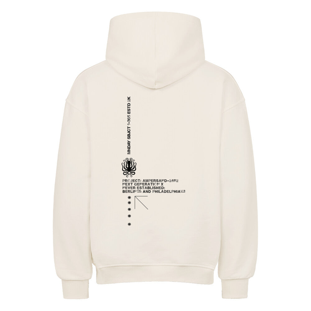 AMPERSAND TypeCollection Unisex Oversized Hoodie