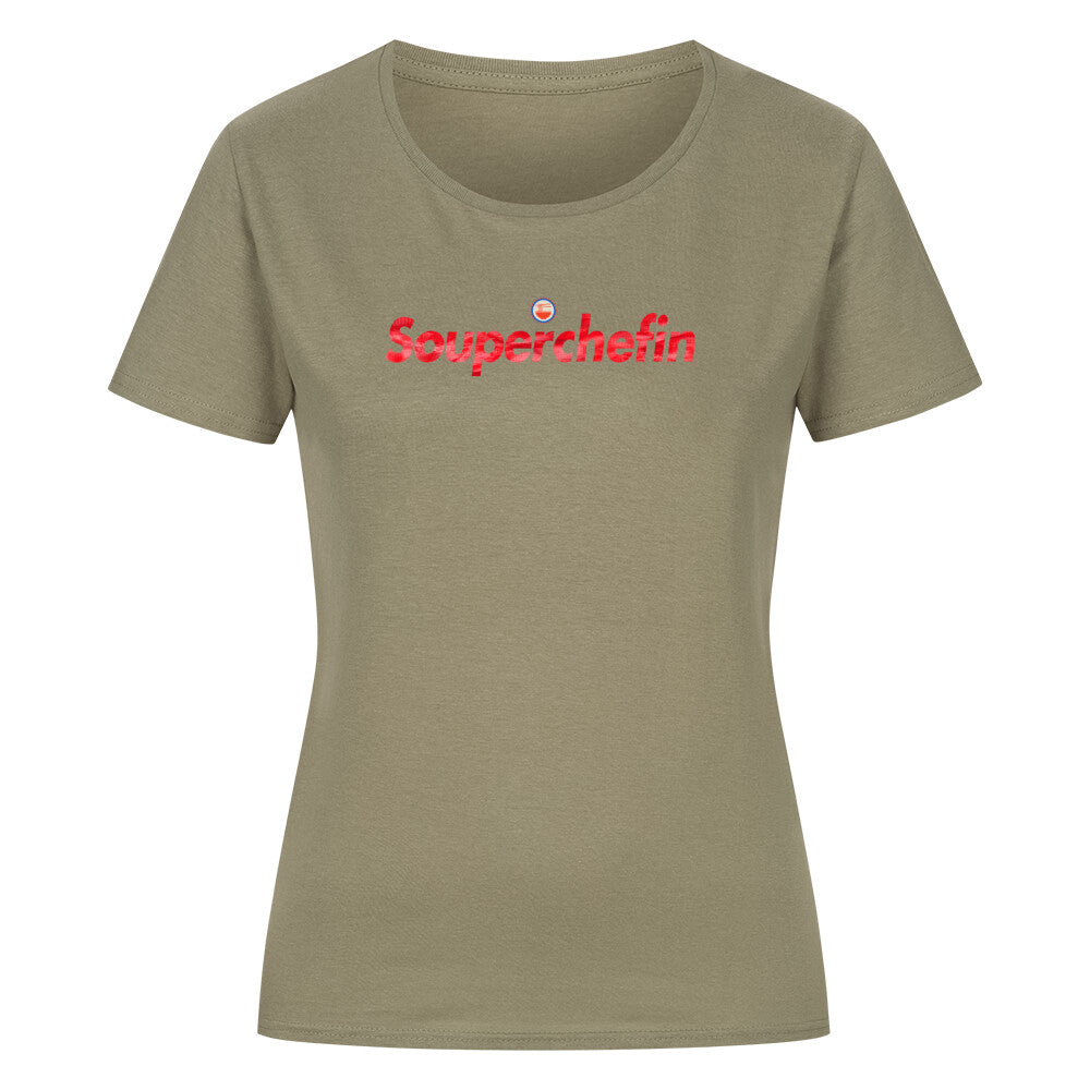 SOUPERCHEFIN – Woman Classic Organic Shirt aus 100% Bio-Baumwolle
