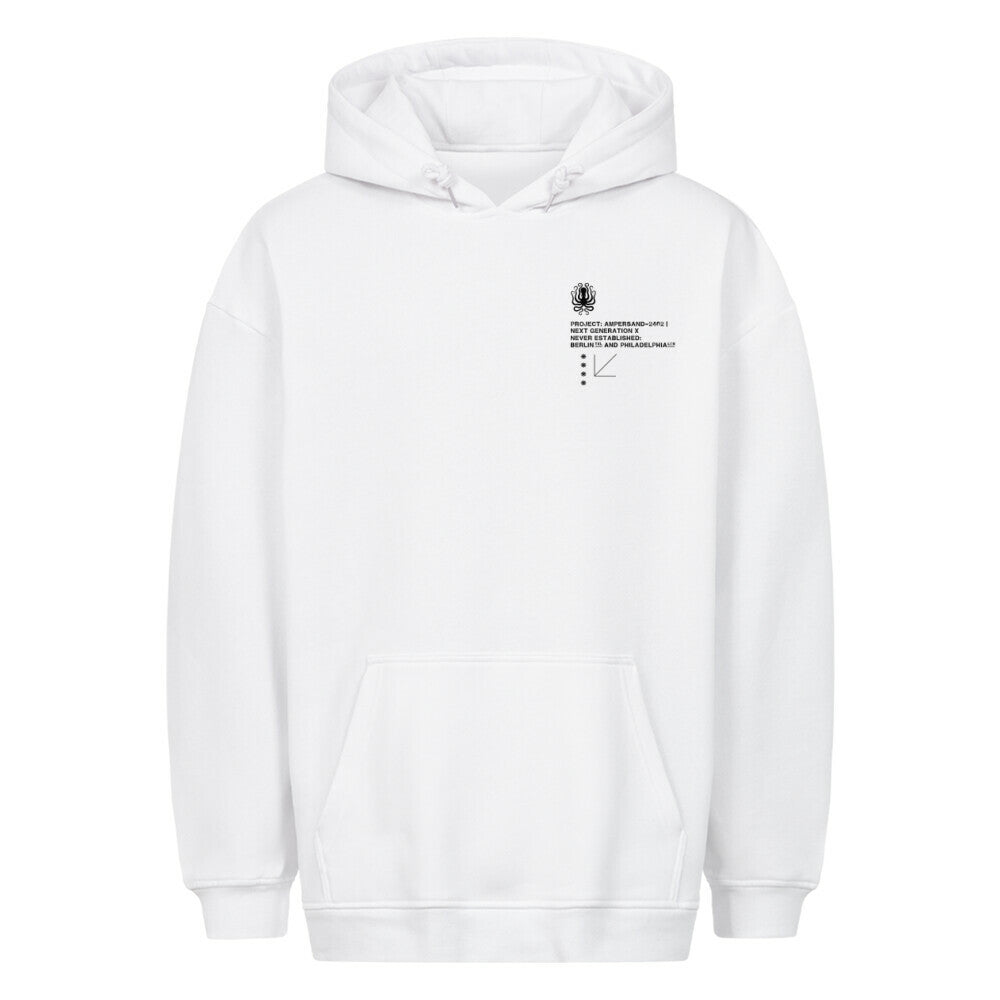 Ampersand_Classic Oversized Hoodie_weiss