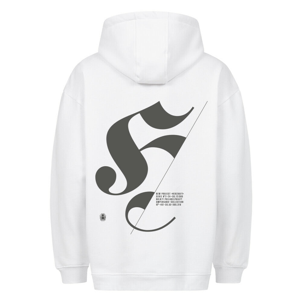 Ampersand_Classic Oversized Hoodie_weiss