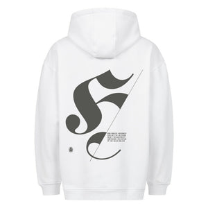 Ampersand_Classic Oversized Hoodie_weiss