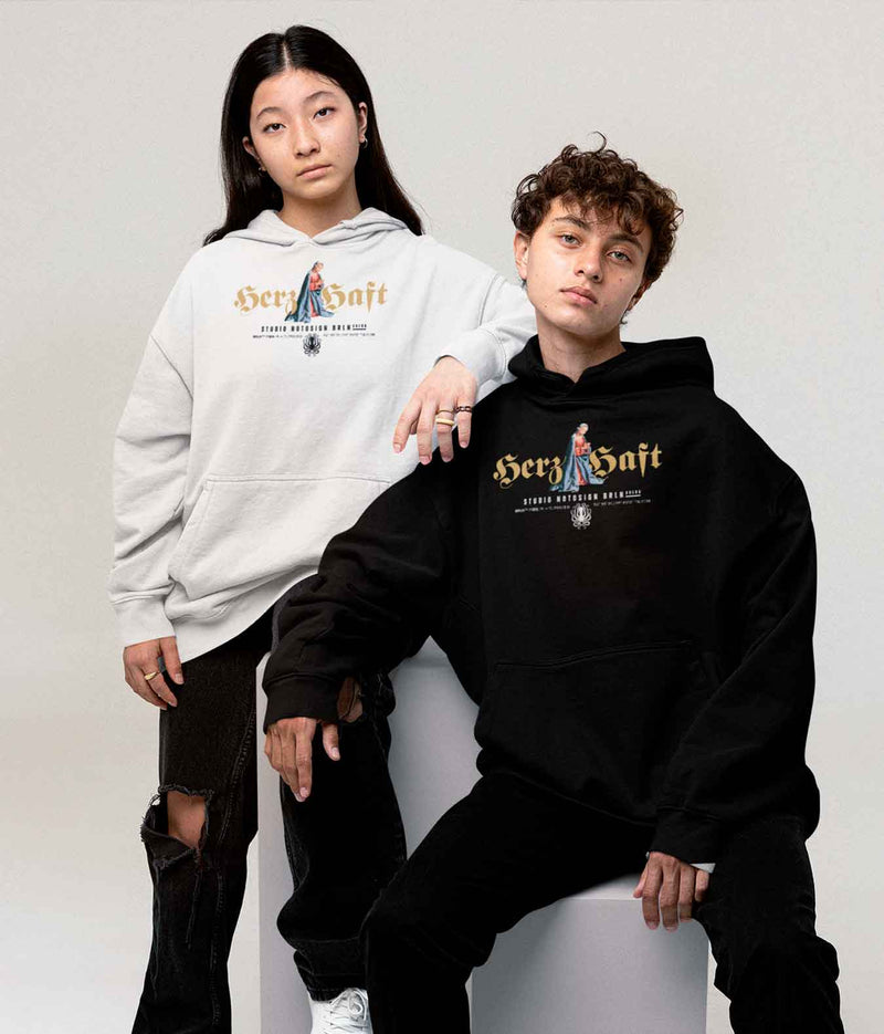 HerzHaft®. Unisex Classic Oversized Hoodie