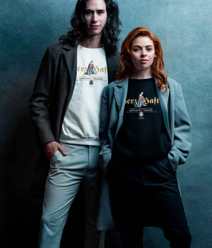 HERZHAFT®. Unisex Classic Sweatshirt mit Madonna