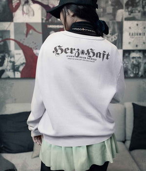 HerzHaft. Extravagantes Unisex-Sweatshirt von NotoSign Berlin