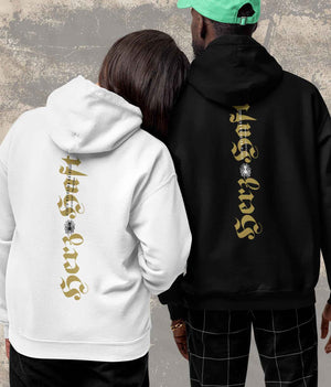 HERZHAFT. Klassischer Hoodie in Premium Organic-Qualität