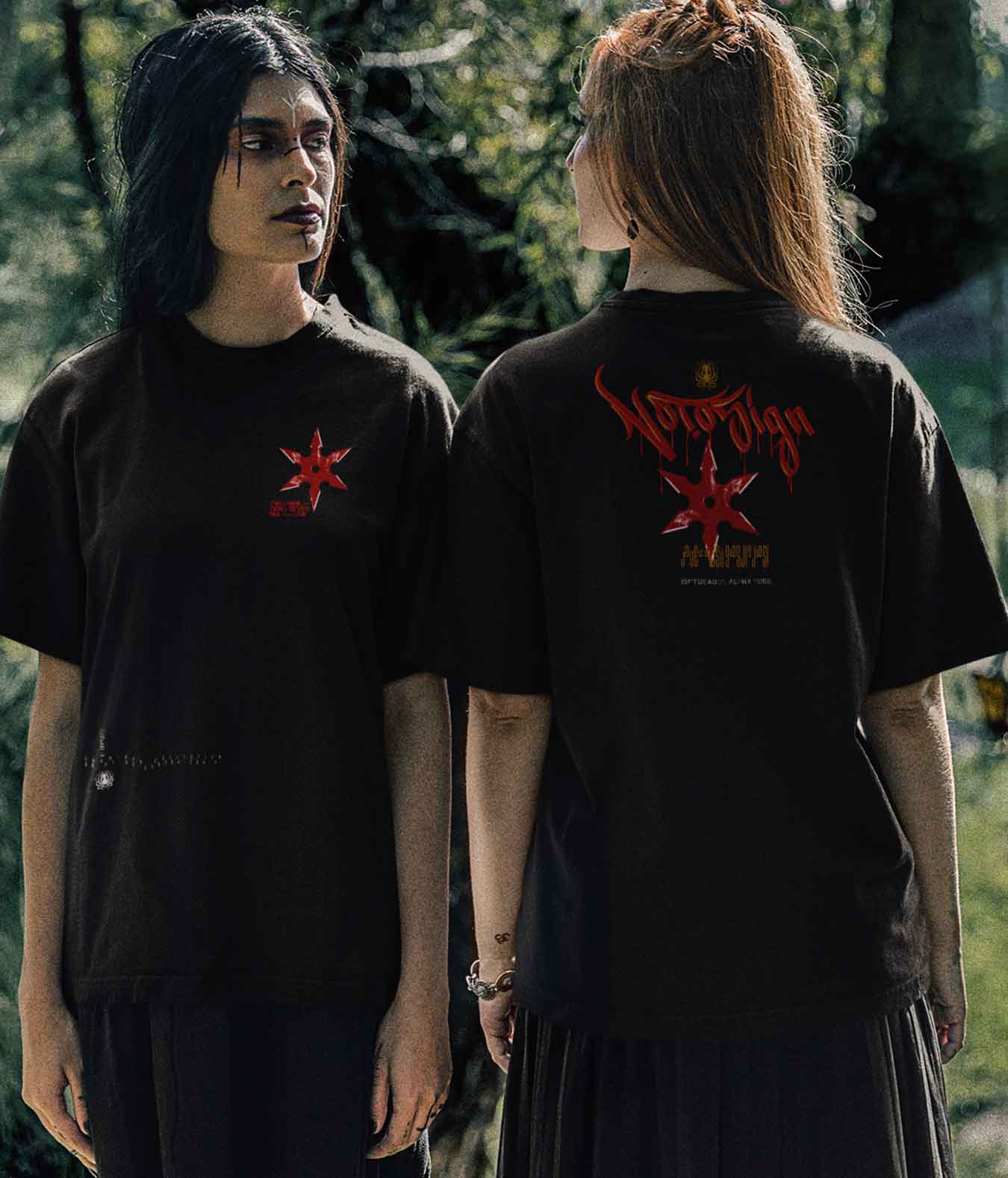 NOTOSIGN®. Premium Organic Oversize Shuriken Shirt