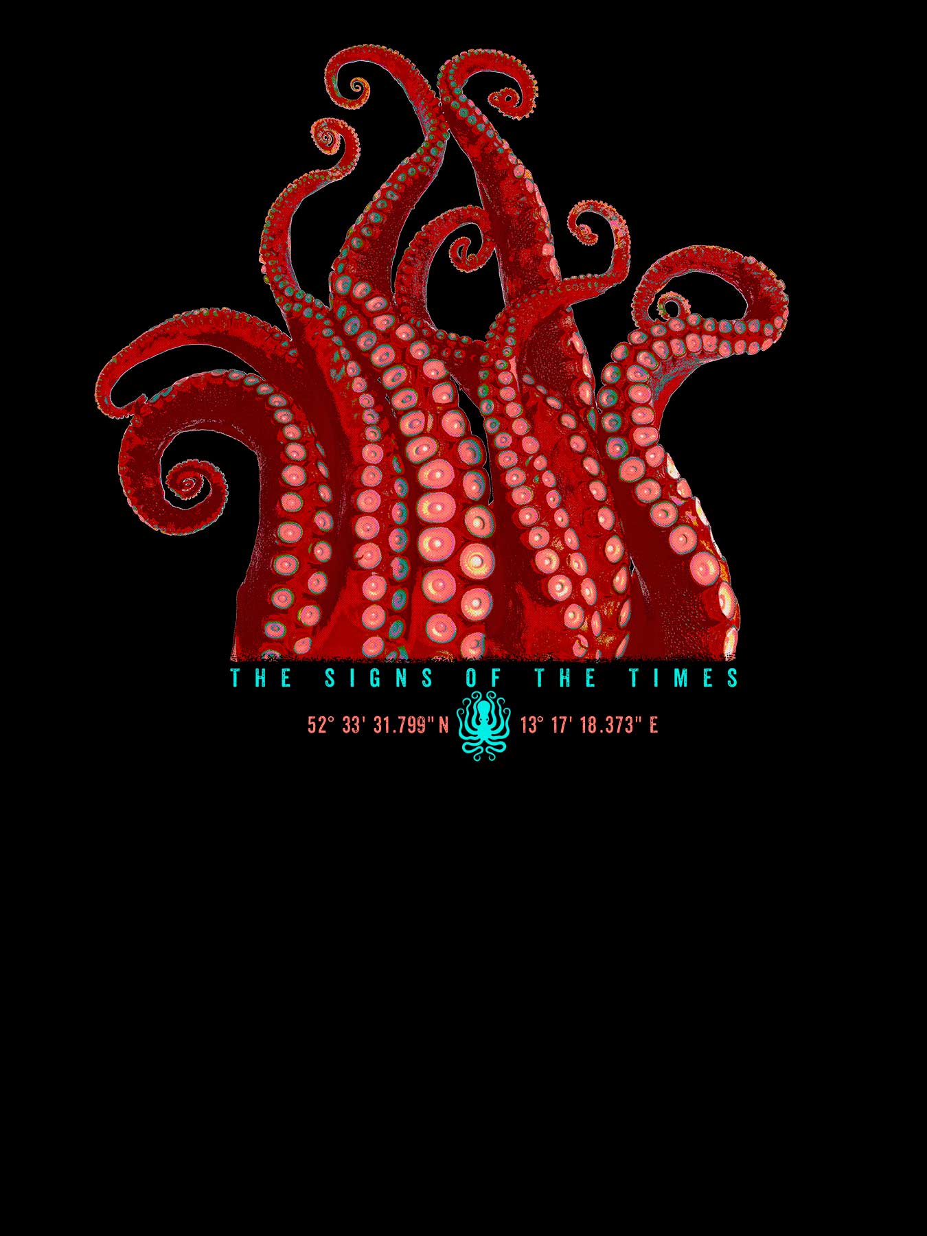 Zeichen der Zeit: Premium Oversized Shirt mit dem Oktopus