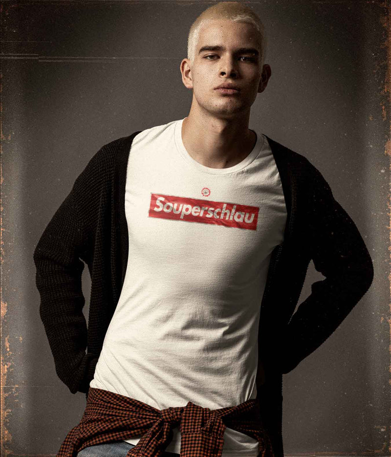 SOUPERSCHLAU – ÜBERGROSSES PREMIUM ORGANIC SHIRT