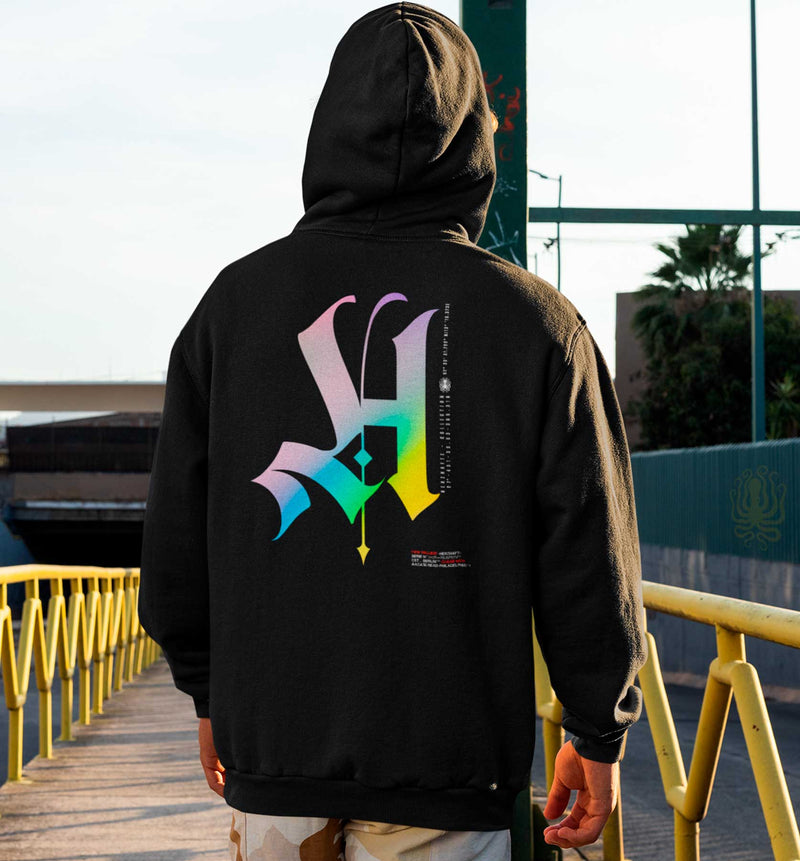 THE BIG H:  Heavy Cotton Oversized Unisex Hoodie