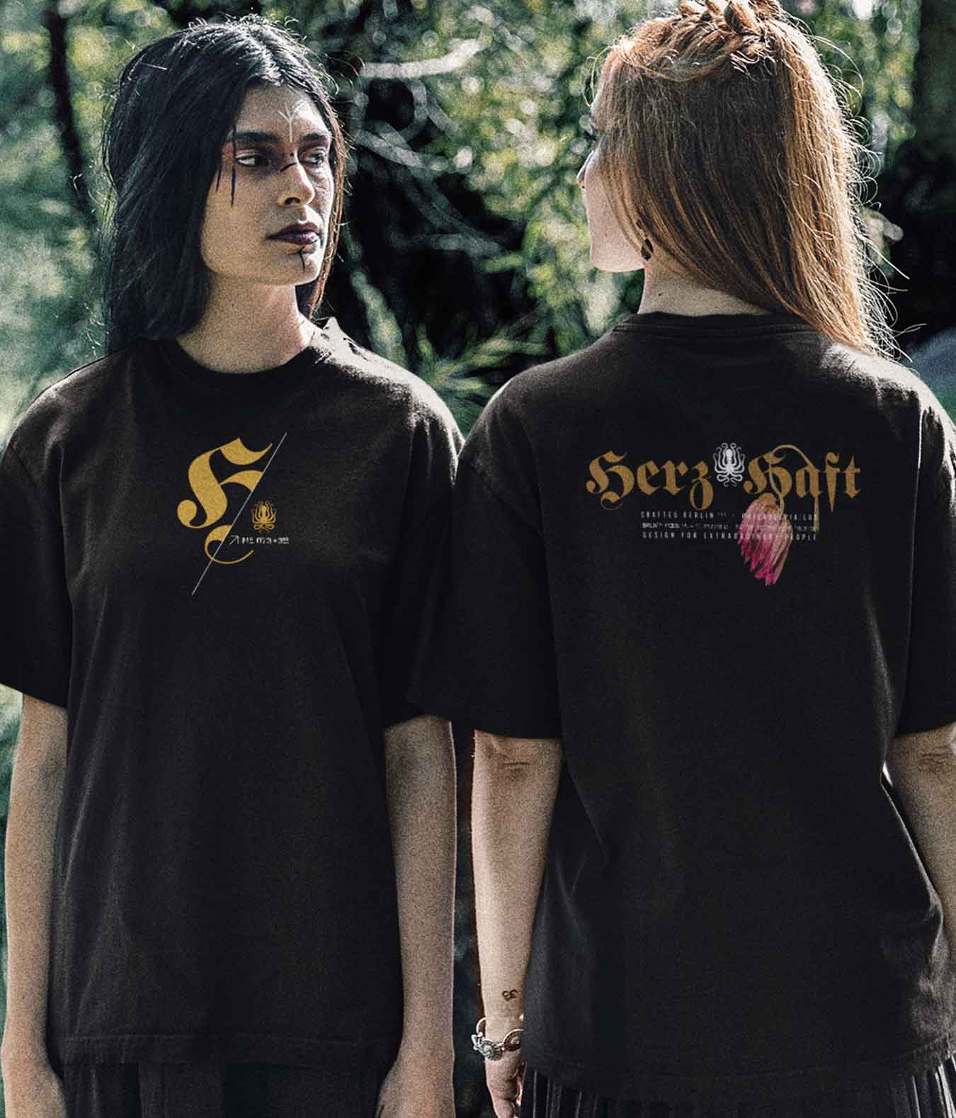 HerzHaft®. Premium Organic Oversized Shirt