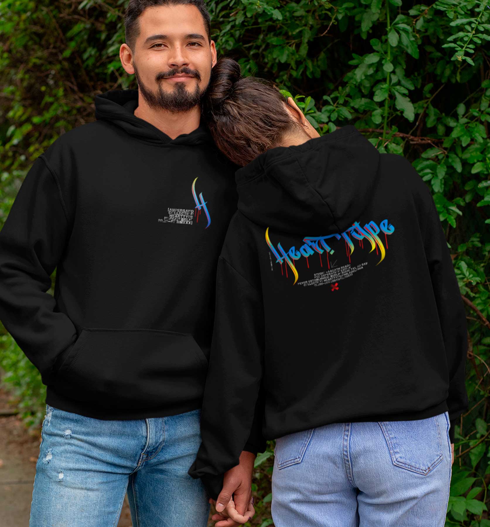 HeartType. Classic Premium Unisex Organic Hoodie