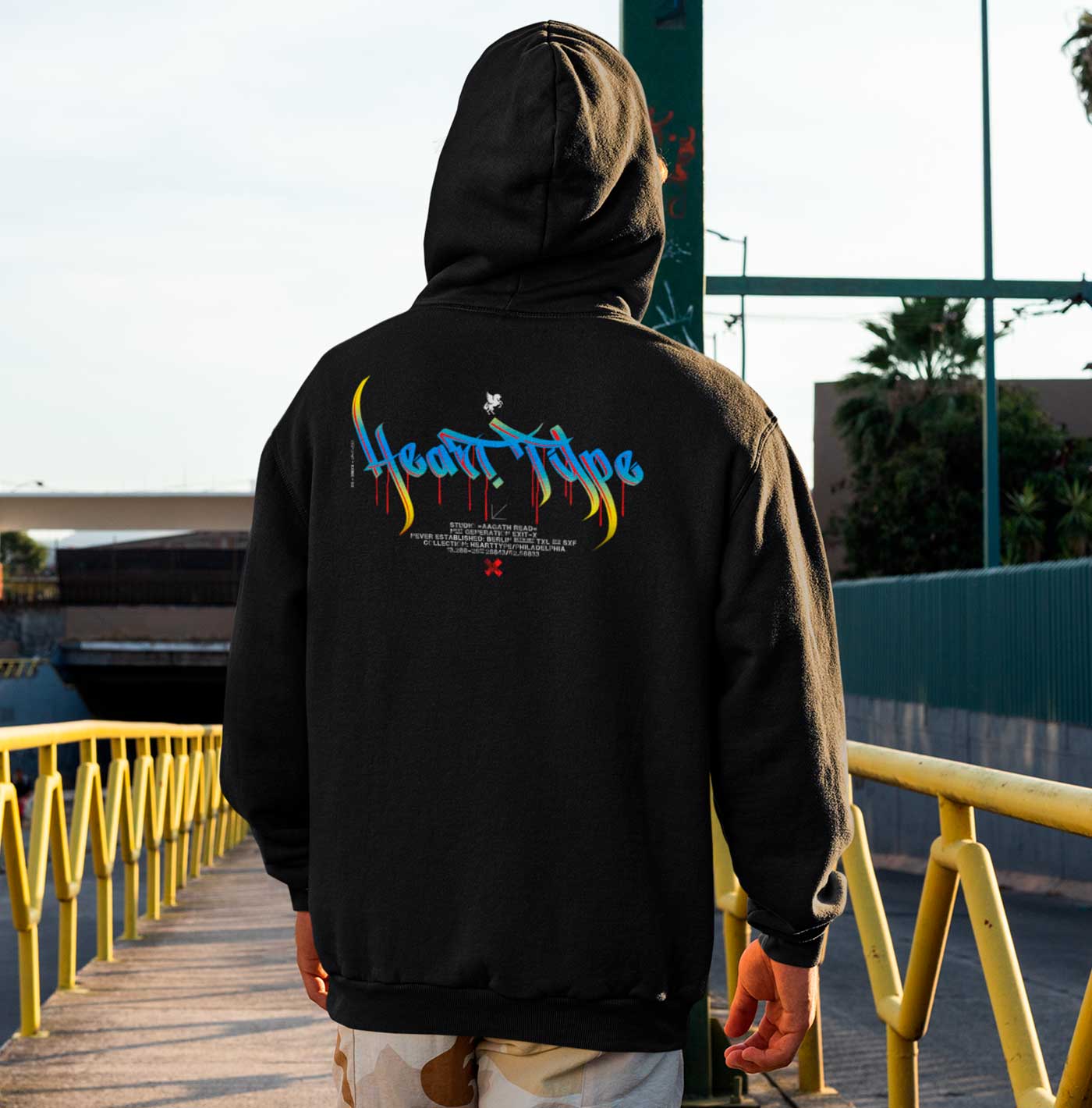 HeartType. Oversized Hoodie