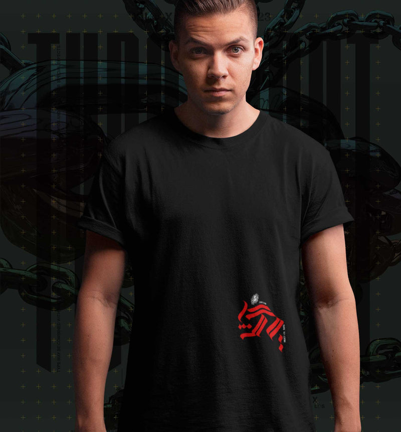 OrientalOrnament-Style Premium Organic Oversize Shirt