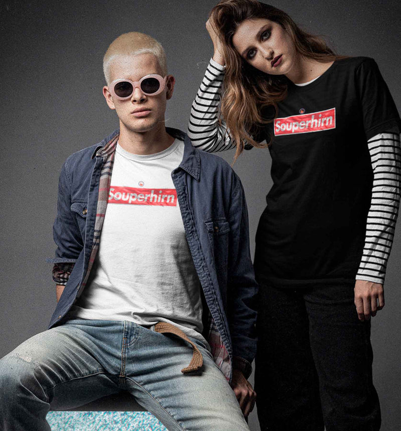 SOUPERHIRN ÜBERGROSSES PREMIUM ORGANIC SHIRT