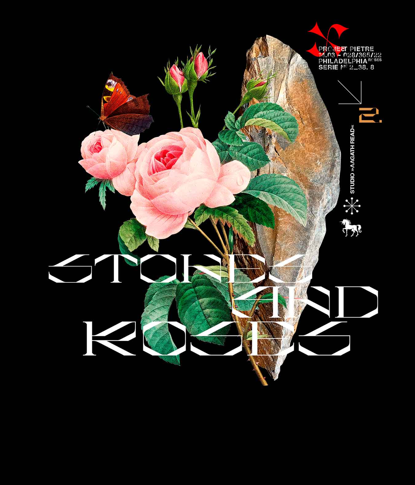 STONES AND ROSES. Premium Organic Oversize Shirt