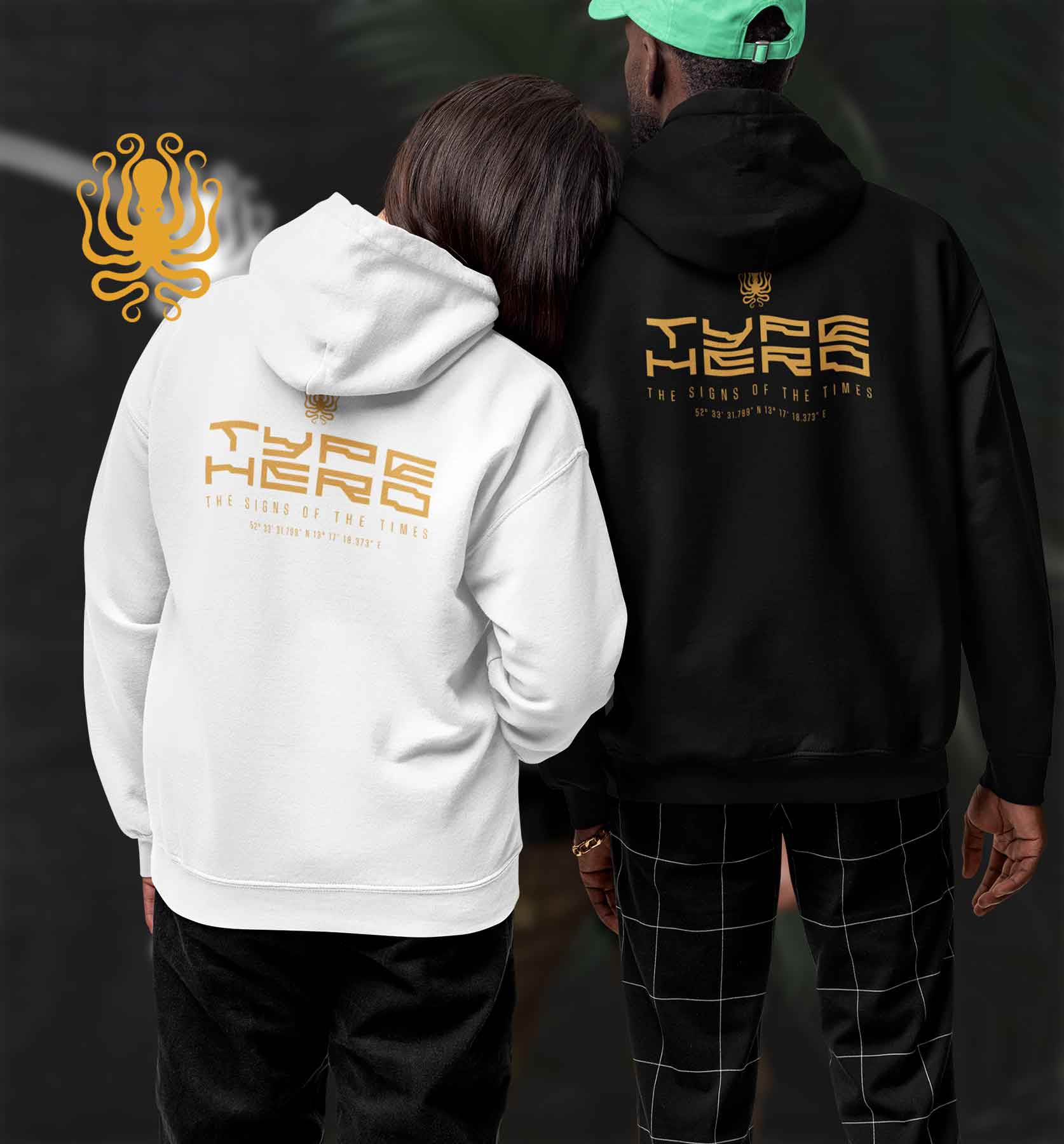 TypeHero Classic Zipper Hoodie Unisex