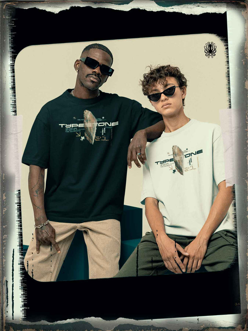 Typestone. Premium Unisex Organic Oversize Shirt