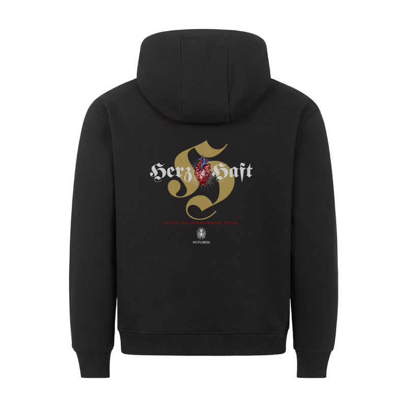 HerzHaft. Der Premium Hoodie für jeden Anlass.