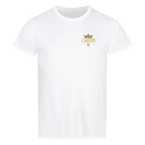 TypeHero. Typografisches Classic Organic T-Shirt