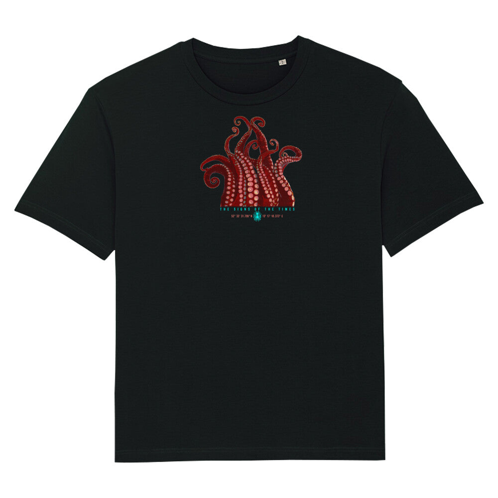 Zeichen der Zeit: Premium Oversized Shirt mit dem Oktopus