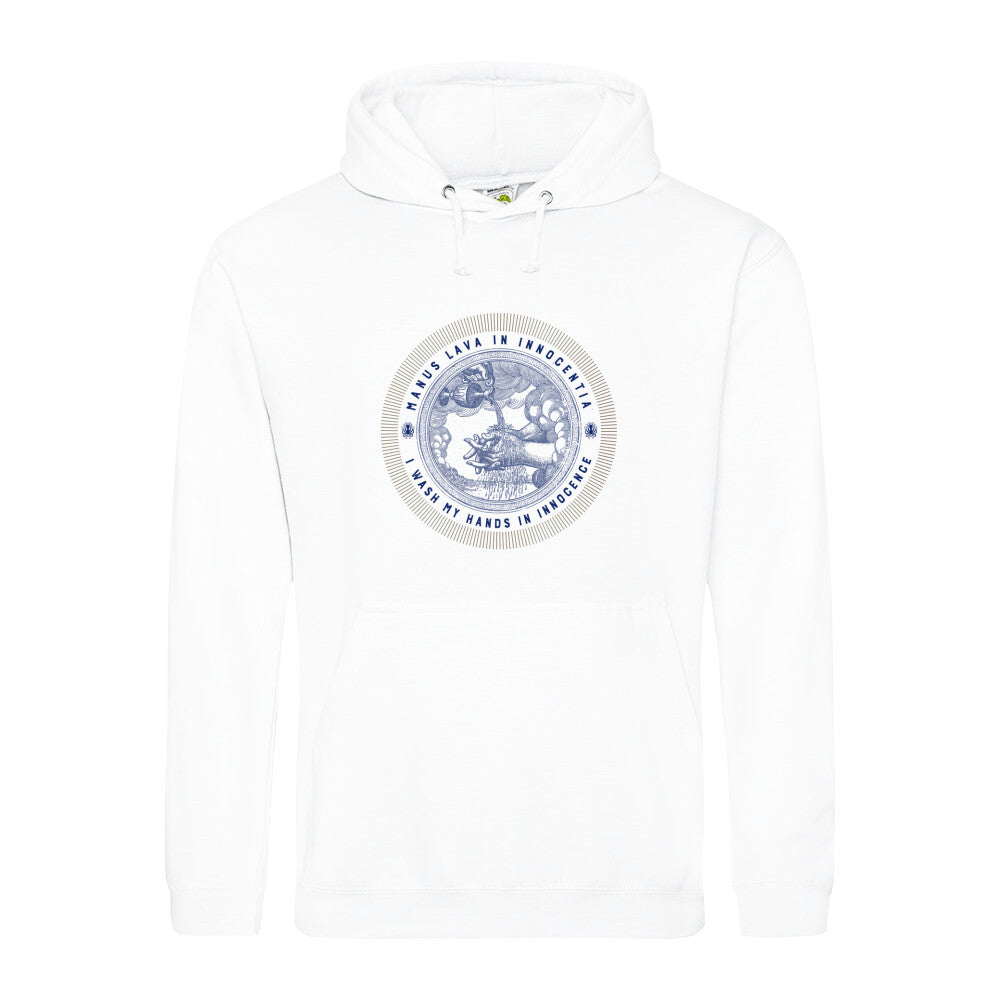 Frei von Schuld! Classic Unisex Hoodie - Mit Taschendruck