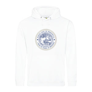 Frei von Schuld! Classic Unisex Hoodie - Mit Taschendruck