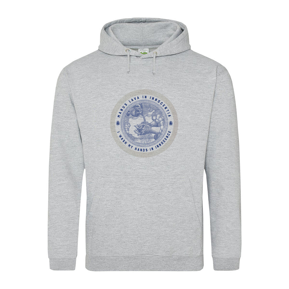 Frei von Schuld! Classic Unisex Hoodie - Mit Taschendruck