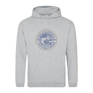Frei von Schuld! Classic Unisex Hoodie - Mit Taschendruck