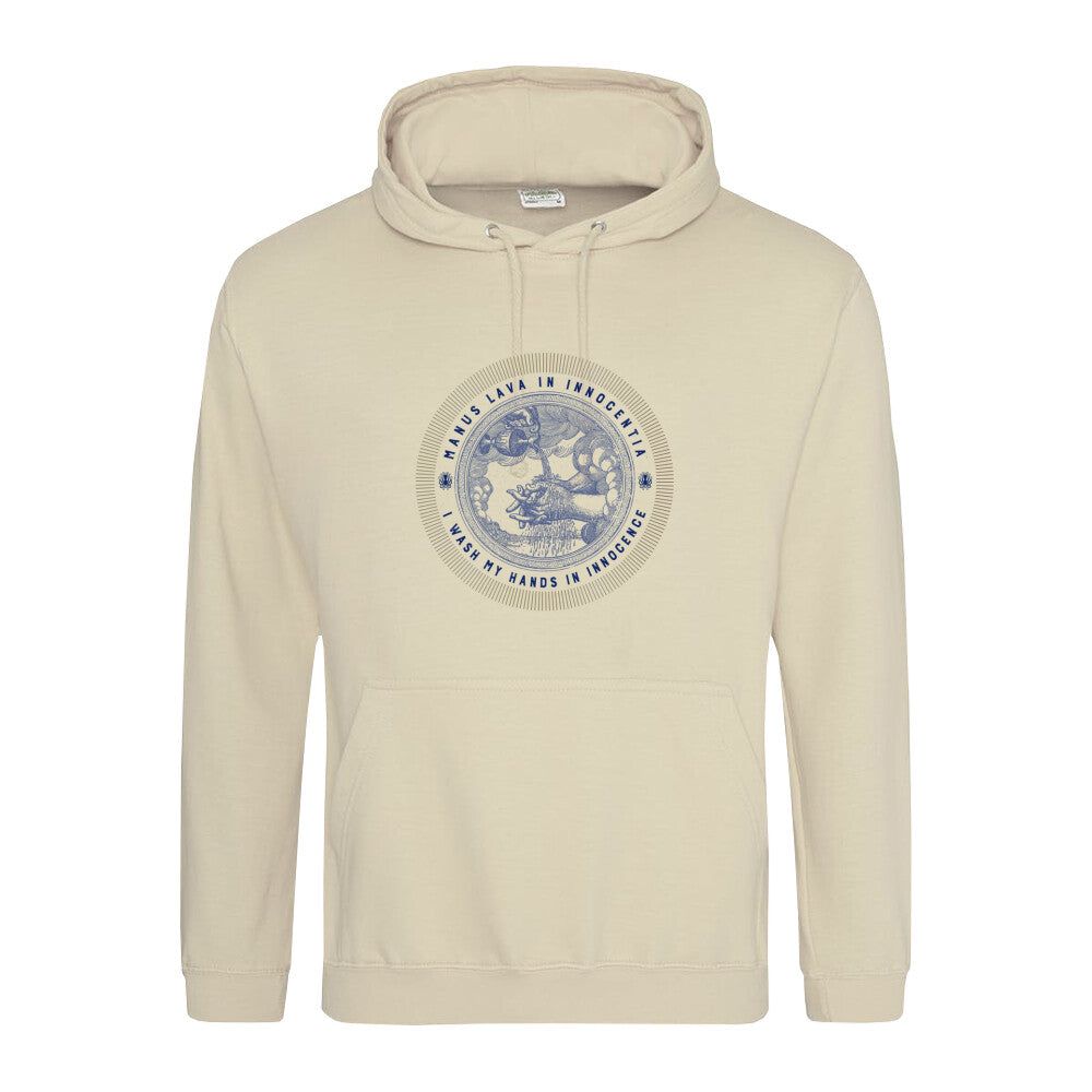 Frei von Schuld! Classic Unisex Hoodie - Mit Taschendruck