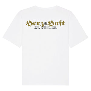HerzHaft. Unisex Oversize Premium Shirt von Notosign