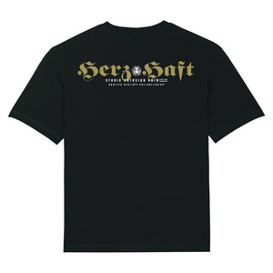 HerzHaft. Unisex Oversize Premium Shirt von Notosign
