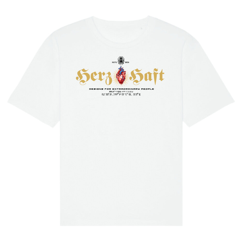 HerzHaft. Premium Organic Oversize Shirt
