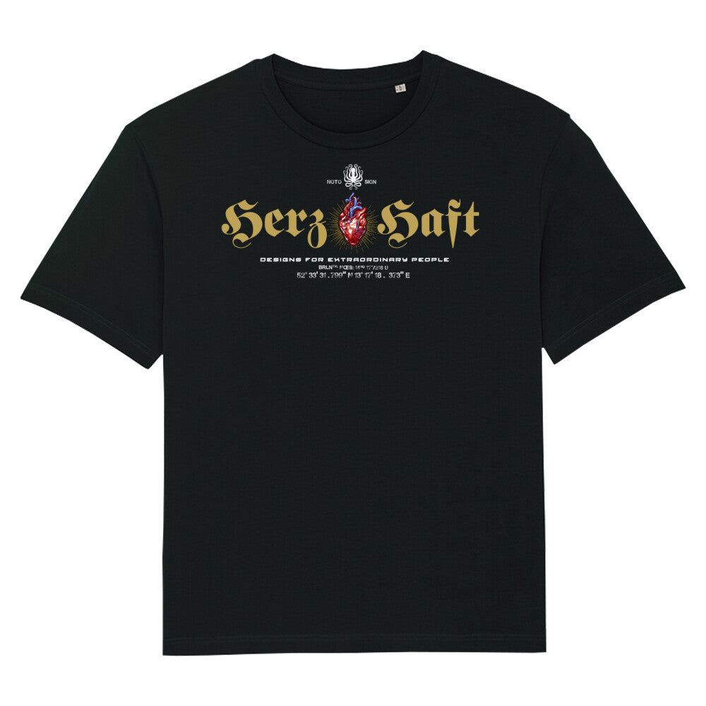 HerzHaft. Premium Organic Oversize Shirt