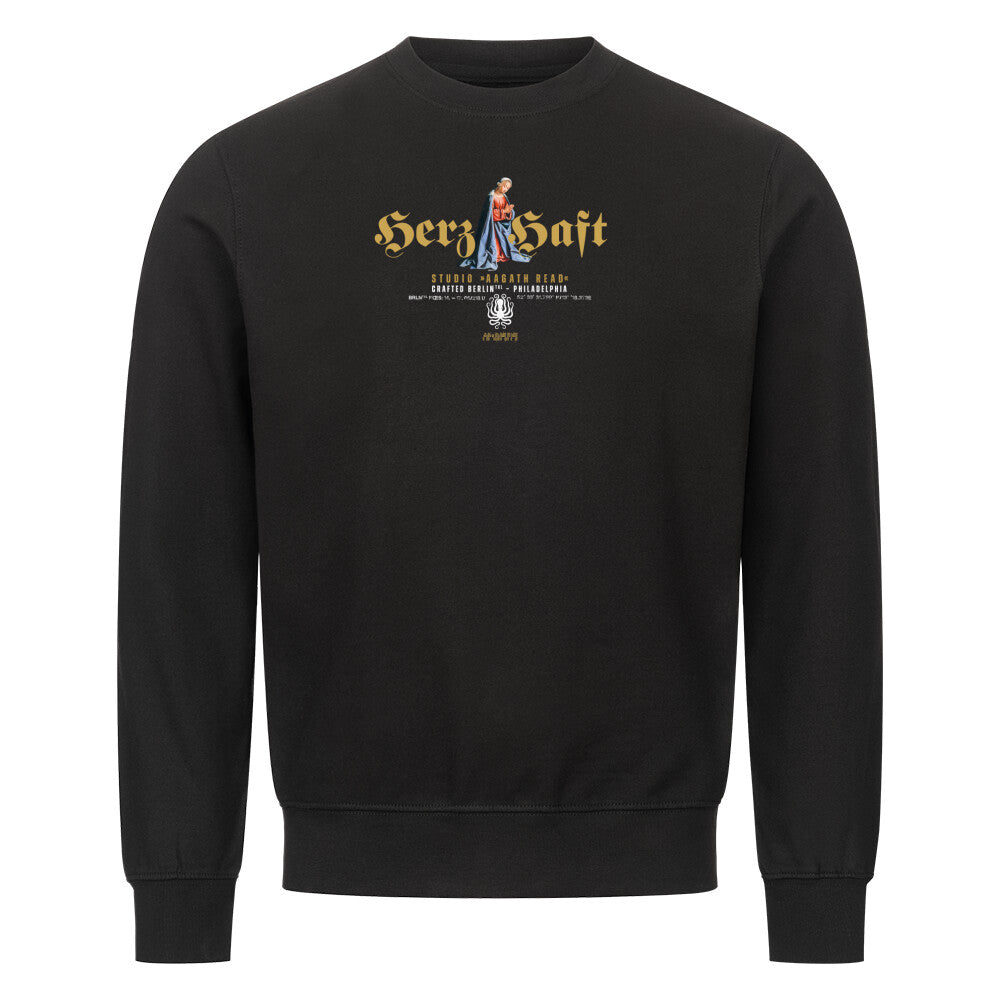 HERZHAFT®. Unisex Classic Sweatshirt mit Madonna