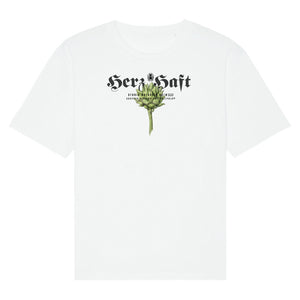 HerzHaft. Unisex Premium Oversize Shirt mit  Artischocke
