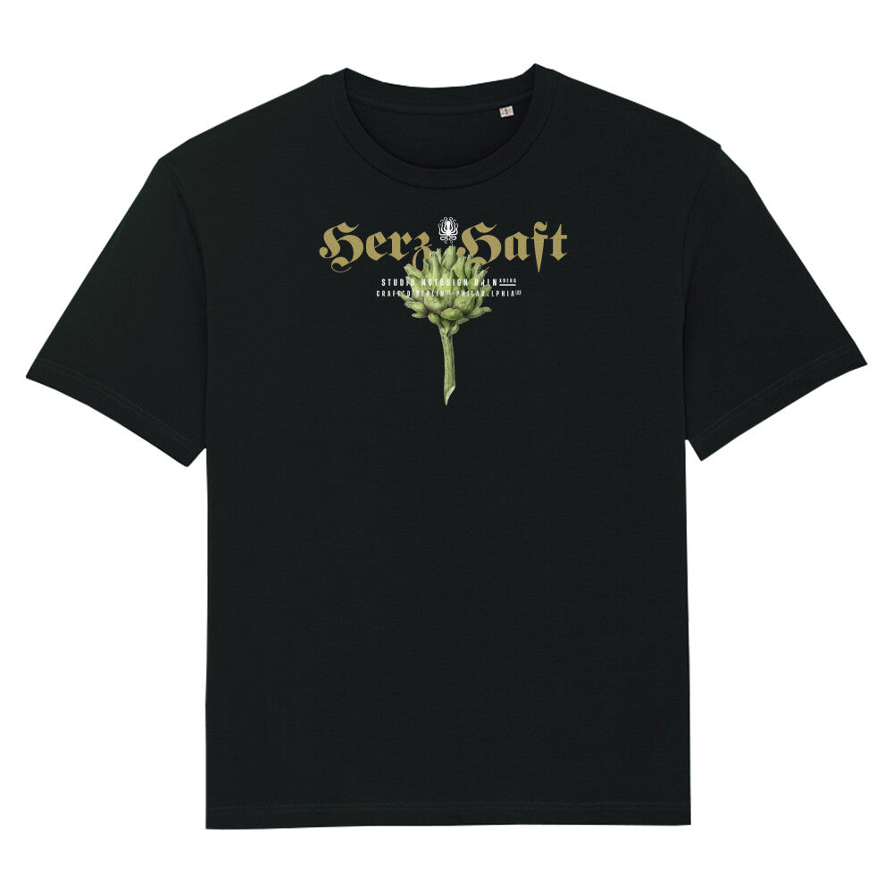 HerzHaft. Unisex Premium Oversize Shirt mit  Artischocke