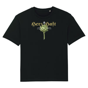 HerzHaft. Unisex Premium Oversize Shirt mit  Artischocke
