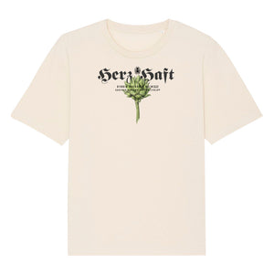 HerzHaft. Unisex Premium Oversize Shirt mit  Artischocke
