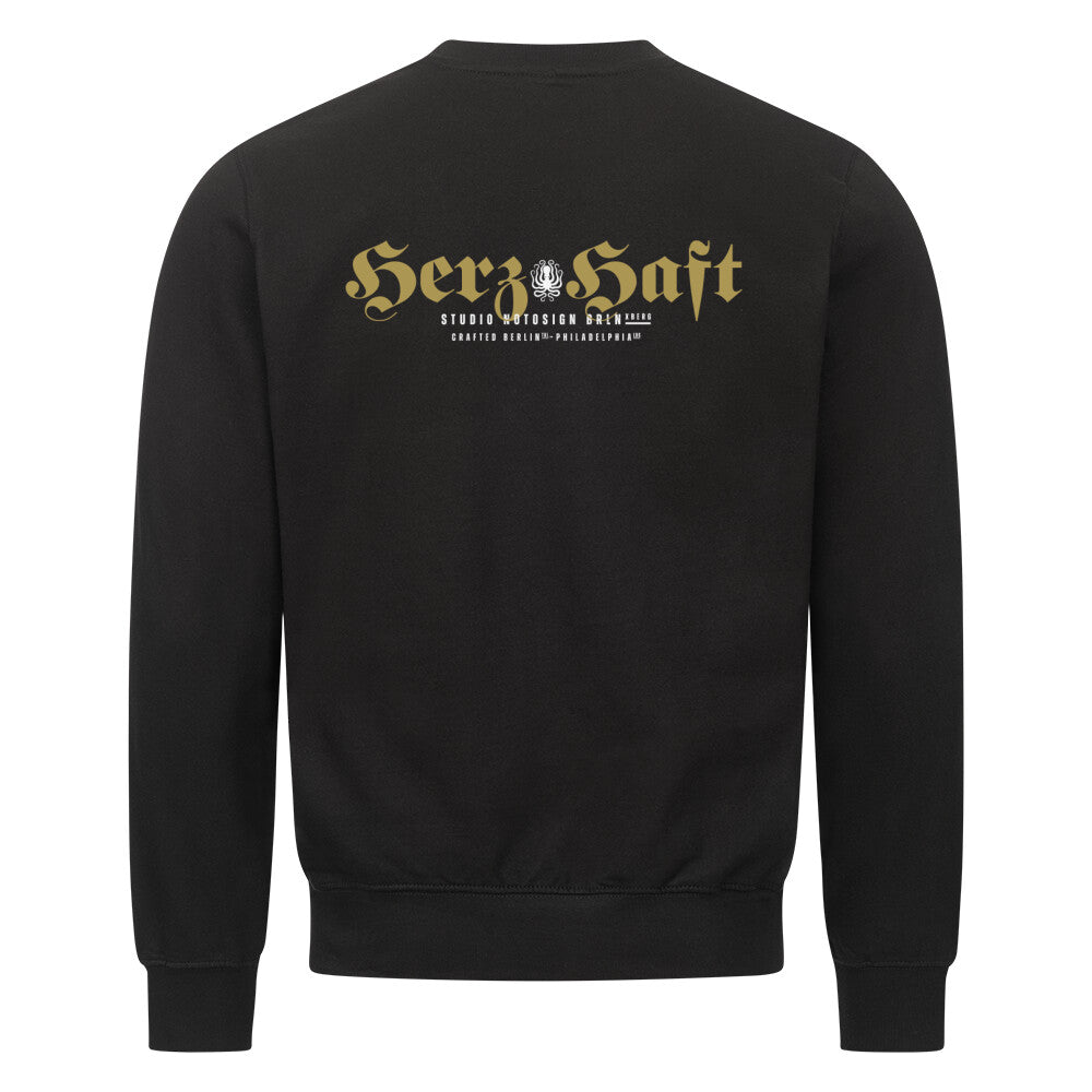 HerzHaft. Extravagantes Unisex-Sweatshirt von NotoSign Berlin