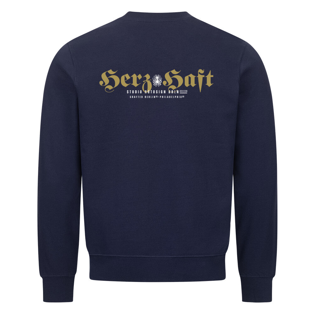 HerzHaft. Extravagantes Unisex-Sweatshirt von NotoSign Berlin