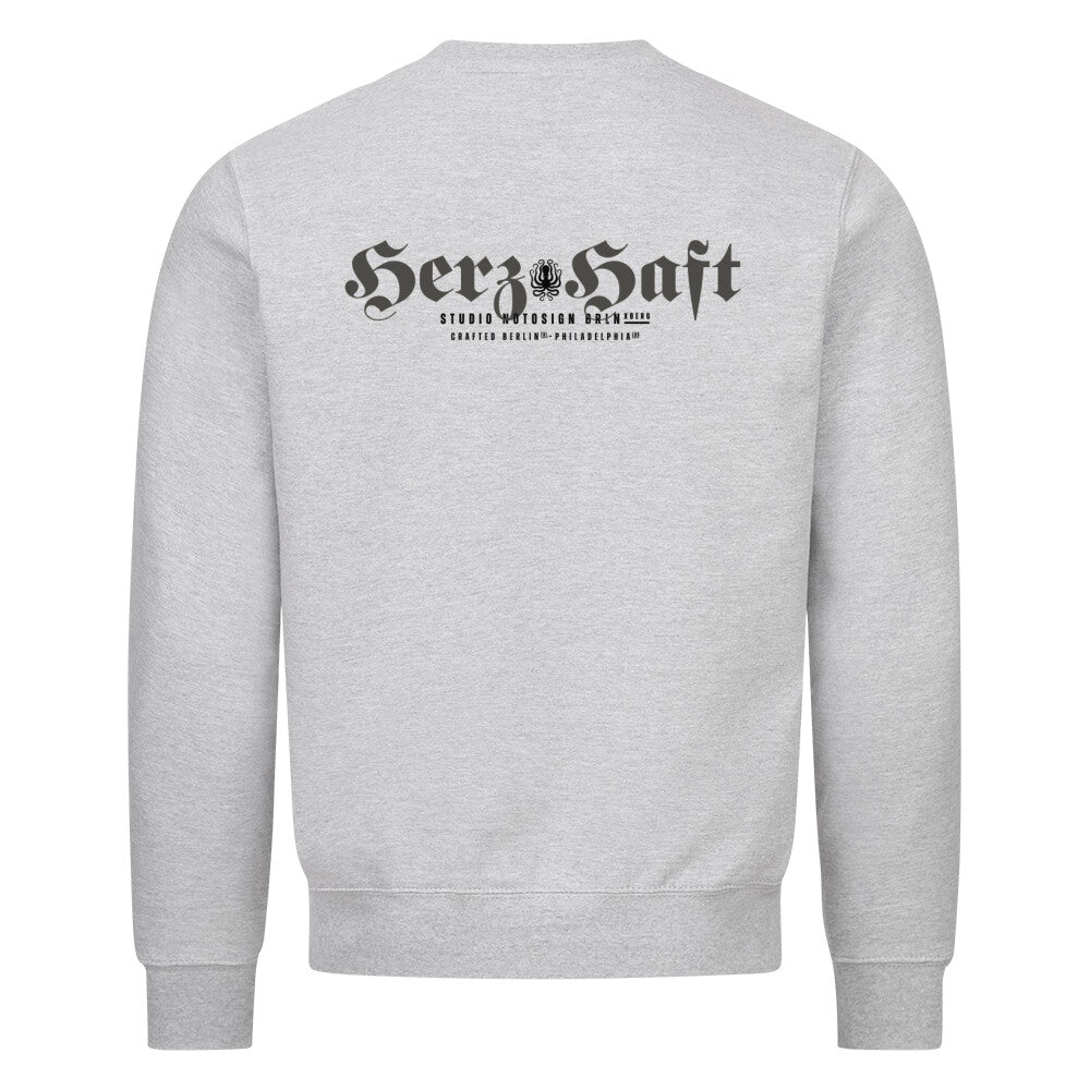 HerzHaft. Extravagantes Unisex-Sweatshirt von NotoSign Berlin