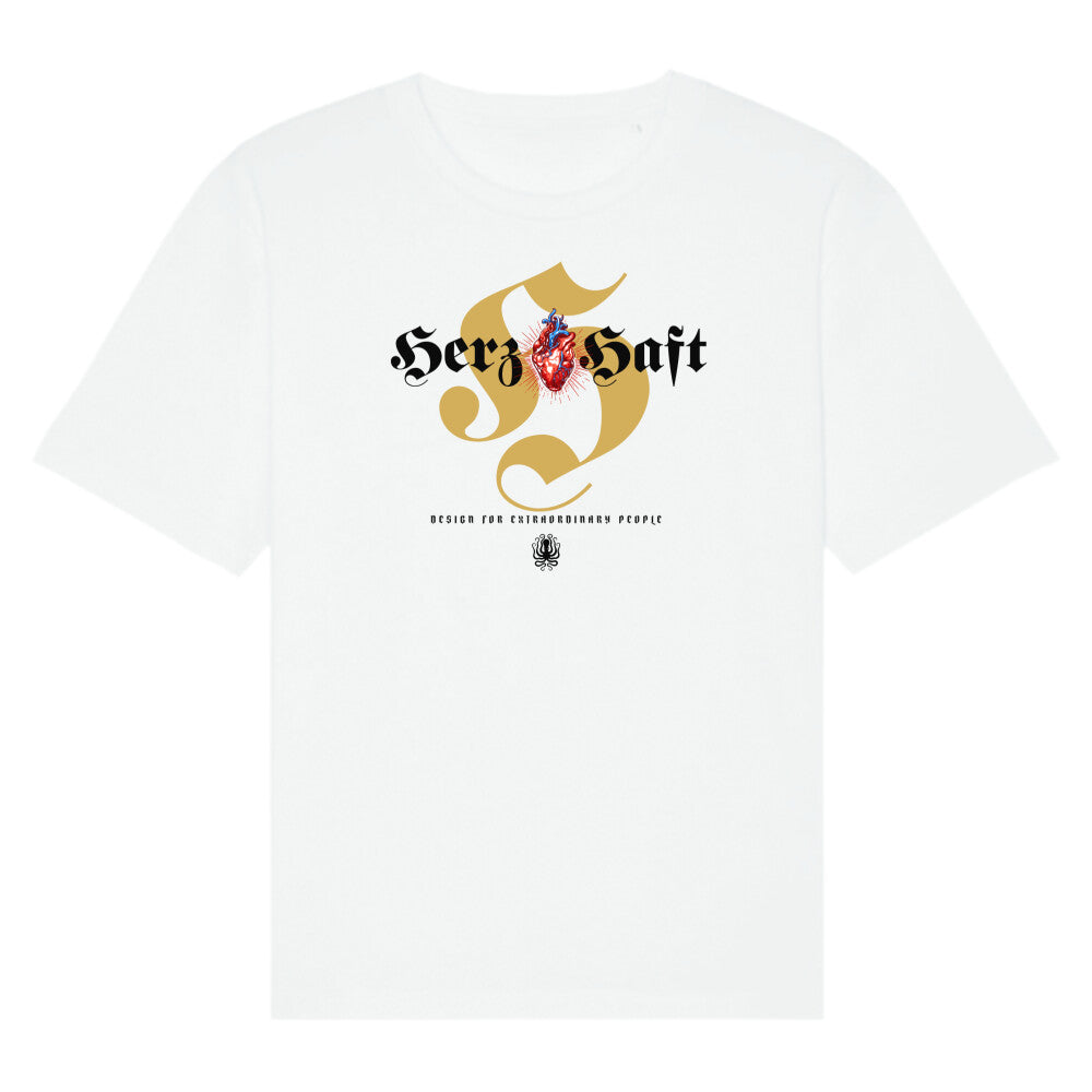 HERZHAFT. Unisex Oversize Organic Shirt in Premiumqualität