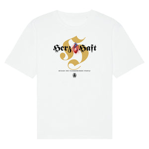HERZHAFT. Unisex Oversize Organic Shirt in Premiumqualität