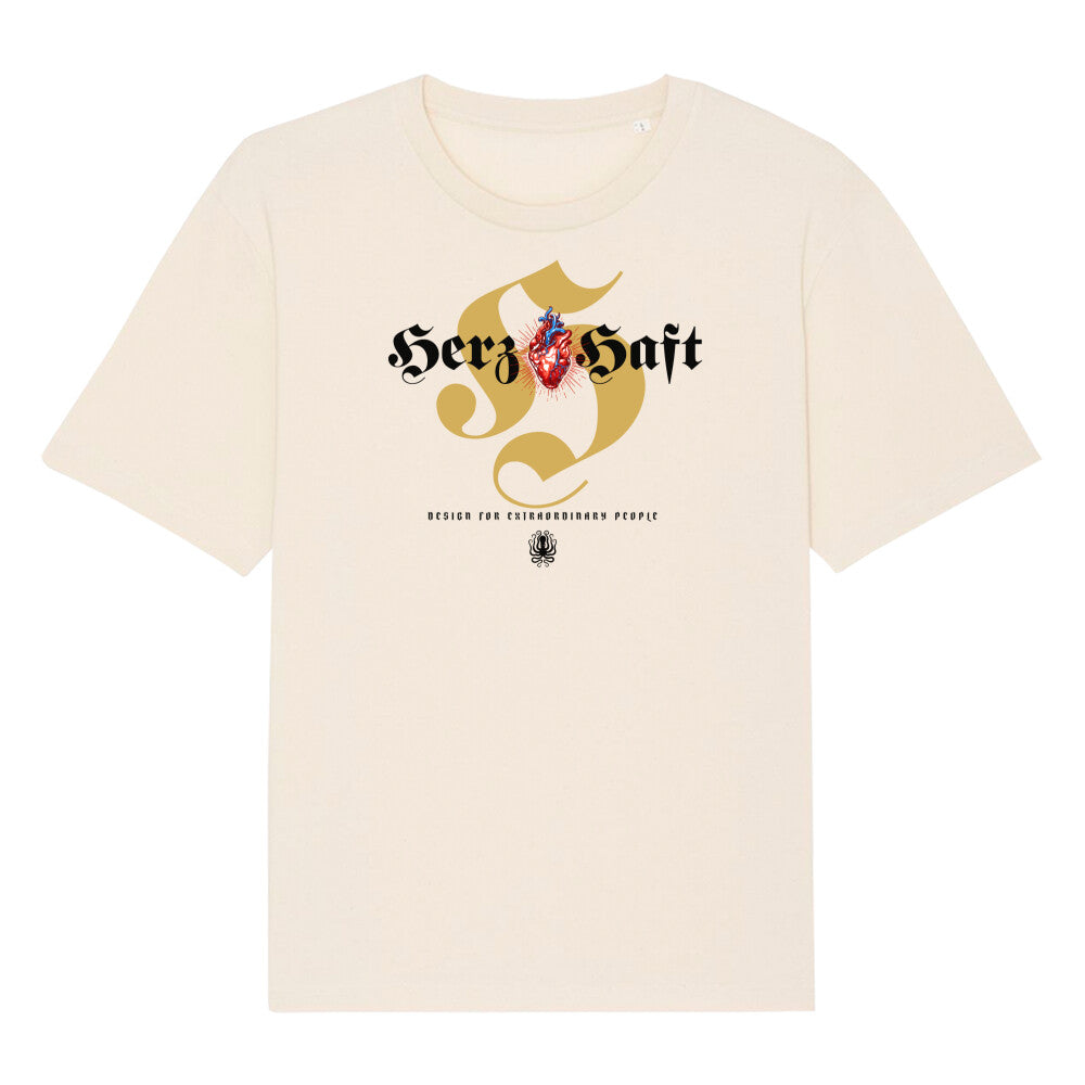 HERZHAFT. Unisex Oversize Organic Shirt in Premiumqualität