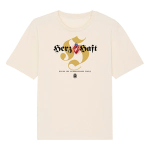 HERZHAFT. Unisex Oversize Organic Shirt in Premiumqualität