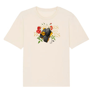 Steine und Rosen. Premium Organic Oversize Shirt