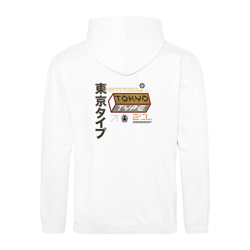 TokioType. Zipper Hoodie Unisex